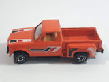 1980s Yatming Chevrolet LUV Stepside Pickup Truck Orange No. 1700 Die Cast Toy Car Vehicle