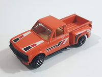 1980s Yatming Chevrolet LUV Stepside Pickup Truck Orange No. 1700 Die Cast Toy Car Vehicle