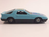 Yatming No. 807 Mazda RX-7 Turbo Super 8 Light Blue Die Cast Toy Car Vehicle