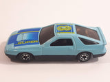 Yatming No. 807 Mazda RX-7 Turbo Super 8 Light Blue Die Cast Toy Car Vehicle