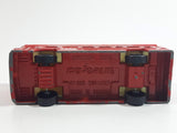 Vintage Majorette No. 286 British Bus Double Decker Visit London Red 1/125 Scale Die Cast Toy Car Vehicle