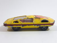 Vintage Corgi Juniors Whizzwheels Pininfarina Modulo Yellow Die Cast Toy Car Vehicle