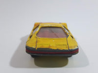 Vintage Corgi Juniors Whizzwheels Pininfarina Modulo Yellow Die Cast Toy Car Vehicle