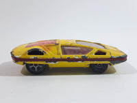 Vintage Corgi Juniors Whizzwheels Pininfarina Modulo Yellow Die Cast Toy Car Vehicle