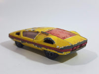 Vintage Corgi Juniors Whizzwheels Pininfarina Modulo Yellow Die Cast Toy Car Vehicle