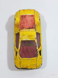 Vintage Corgi Juniors Whizzwheels Pininfarina Modulo Yellow Die Cast Toy Car Vehicle