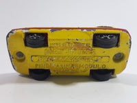 Vintage Corgi Juniors Whizzwheels Pininfarina Modulo Yellow Die Cast Toy Car Vehicle