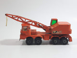 Vintage 1971 Lesney Matchbox Super Kings No. K-12 Scammell Mobile Crane Truck Laing Orange Die Cast Toy Car Vehicle