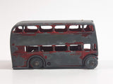 Vintage Lesney Moko No. 5 Double Decker Bus Red Die Cast Toy Car Vehicle