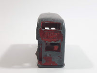 Vintage Lesney Moko No. 5 Double Decker Bus Red Die Cast Toy Car Vehicle