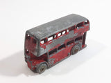 Vintage Lesney Moko No. 5 Double Decker Bus Red Die Cast Toy Car Vehicle