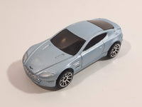 2009 Hot Wheels Dream Garage Aston Martin V8 Vantage Metallic Light Blue Die Cast Toy Car Vehicle