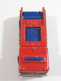 1982 Hot Wheels Fire Eater Red Fire Truck Die Cast Toy Car Vehicle - BW - Blue Lights