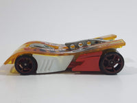 2013 Hot Wheels Attack Pack Motoblade Clear Yellow Die Cast Toy Car Vehicle