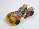 2013 Hot Wheels Attack Pack Motoblade Clear Yellow Die Cast Toy Car Vehicle