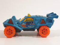 2012 Hot Wheels Quicksand Satin Blue Die Cast Toy Car Vehicle