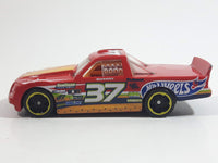 2014 Hot Wheels HW Race: Thrill Racers Circle Trucker Truck Red #37 Die Cast Toy Car Vehicle