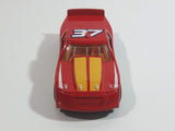 2014 Hot Wheels HW Race: Thrill Racers Circle Trucker Truck Red #37 Die Cast Toy Car Vehicle