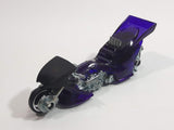 2001 Hot Wheels First Editions Fright Bike Motorcycle Clear Purple Die Cast Toy Car Vehicle