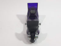 2001 Hot Wheels First Editions Fright Bike Motorcycle Clear Purple Die Cast Toy Car Vehicle