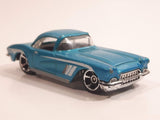 2013 Hot Wheels HW Showroom Corvette 60th '62 Corvette Metalflake Aqua Die Cast Toy Classic Car Vehicle