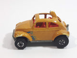 1988 Hot Wheels Color Racers Baja Bug Volkswagen VW Beetle Metallic Orange Brown To Yellow Die Cast Toy Car Vehicle