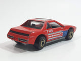 1987 Hot Wheels The Hot Ones Pontiac Fiero 2M4 Red Die Cast Toy Sports Car Vehicle - GHO