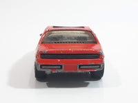 1987 Hot Wheels The Hot Ones Pontiac Fiero 2M4 Red Die Cast Toy Sports Car Vehicle - GHO