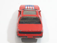 1987 Hot Wheels The Hot Ones Pontiac Fiero 2M4 Red Die Cast Toy Sports Car Vehicle - GHO