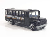 1997 Hot Wheels Prisoner Transport 013 School Bus Black Die Cast Toy Car Vehicle