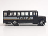 1997 Hot Wheels Prisoner Transport 013 School Bus Black Die Cast Toy Car Vehicle