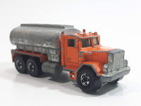 1981 Hot Wheels Peterbilt Tanker Truck California Construction Company Die Cast Toy Car Vehicle