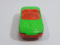 1996 Hot Wheels Double Barrel Race Mazda MX-5 Miata Convertible Bright Green with Gold Glitter Die Cast Toy Sports Car Vehicle