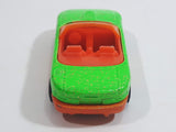 1996 Hot Wheels Double Barrel Race Mazda MX-5 Miata Convertible Bright Green with Gold Glitter Die Cast Toy Sports Car Vehicle