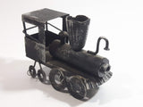 Metal Folk Art Train Locomotive Ornament