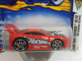 2003 Hot Wheels First Editions 'Tooned' 1996 Mitsubishi Eclipse Red Die Cast Toy Car Vehicle - New in Package