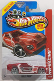 2013 Hot Wheels HW Racing Bullet Proof Clear Red and White Die Cast Toy Car Vehicle - New in Package