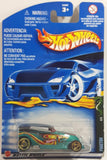 2002 Hot Wheels Cold Blooded Phaeton Metalflake Teal Die Cast Toy Car Vehicle New in Package