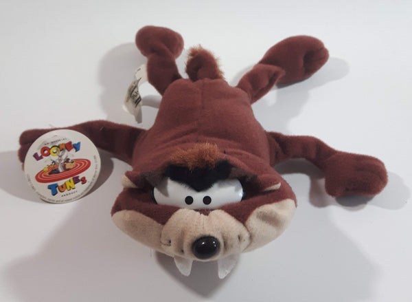 1996 Warner Bros Looney Tunes Taz Tasmanian Devil Cartoon Character 6" Plush with Tags
