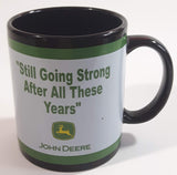 Enesco John Deere "Still Going Strong After All These Years" Black Ceramic Coffee Mug Cup