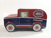 Montreal Canadiens NHL Ice Hockey Team Delivery Van Car Shaped Tin Metal Coin Bank