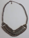 Costume Jewelry 22" Silver Plated Copper Tone Metal Chain Necklace