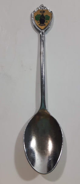 Vintage Jasper Alberta Metal Spoon Travel Souvenir