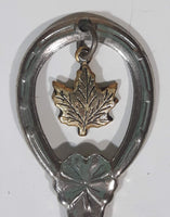 Abbotsford, B.C. Maple Leaf Charm Metal Spoon Travel Souvenir