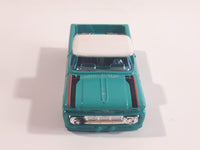 2015 Hot Wheels HW City: Surf Patrol Custom '62 Chevy Truck Dark Teal White Roof Die Cast Toy Car Vehicle