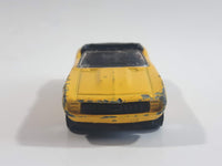 2011 Hot Wheels Chevy '69 Camaro Convertible Yellow Die Cast Toy Car Vehicle