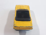 2011 Hot Wheels Chevy '69 Camaro Convertible Yellow Die Cast Toy Car Vehicle