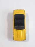 2011 Hot Wheels Chevy '69 Camaro Convertible Yellow Die Cast Toy Car Vehicle