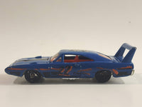 2000 Hot Wheels Seein' 3-D 1970 Dodge Charger Daytona Blue Die Cast Toy Muscle Car Vehicle