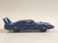 2000 Hot Wheels Seein' 3-D 1970 Dodge Charger Daytona Blue Die Cast Toy Muscle Car Vehicle